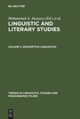 Cover: Descriptive Linguistics - De Gruyter Mouton