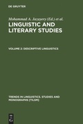 Cover: Descriptive Linguistics - De Gruyter Mouton
