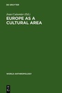 Cover: Europe as a Cultural Area - De Gruyter Mouton