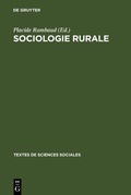 Cover: Sociologie rurale - De Gruyter Mouton