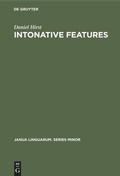 Cover: Intonative Features - De Gruyter Mouton
