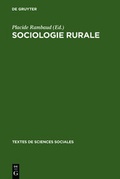 Cover: Sociologie rurale - De Gruyter Mouton