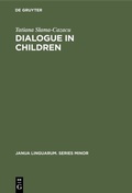 Cover: Dialogue in Children - De Gruyter Mouton