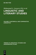 Cover: Linguistic and Literary Studies / Historical and Comparative Linguistics - De Gruyter Mouton