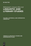 Cover: Historical and Comparative Linguistics - De Gruyter Mouton
