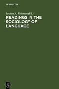 Cover: Readings in the Sociology of Language - De Gruyter Mouton