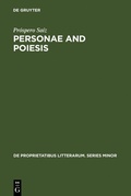 Bild: Personae and Poiesis - De Gruyter Mouton