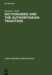 Abbildung von: Dictionaries and the Authoritarian Tradition - De Gruyter Mouton