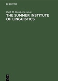 Cover: The Summer Institute of Linguistics - De Gruyter Mouton