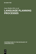Cover: Language Planning Processes - De Gruyter Mouton