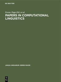 Abbildung von: Papers in Computational Linguistics - De Gruyter Mouton