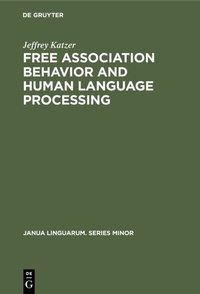 Abbildung von: Free Association Behavior and Human Language Processing - De Gruyter Mouton
