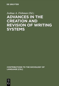 Abbildung von: Advances in the Creation and Revision of Writing Systems - De Gruyter Mouton