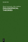 Cover: Philosophical Theories - De Gruyter Mouton