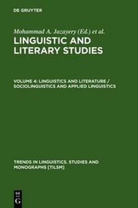 Abbildung von: Linguistic and Literary Studies / Linguistics and Literature / Sociolinguistics and Applied Linguistics - De Gruyter Mouton