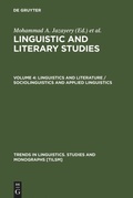 Cover: Linguistics and Literature / Sociolinguistics and Applied Linguistics - De Gruyter Mouton