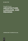 Cover: Architecture, Language, and Meaning - De Gruyter Mouton