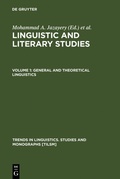 Cover: General and Theoretical Linguistics - De Gruyter Mouton