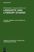 Cover: Linguistic and Literary Studies / General and Theoretical Linguistics - De Gruyter Mouton