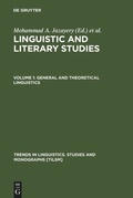 Cover: General and Theoretical Linguistics - De Gruyter Mouton