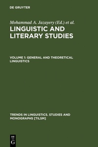Abbildung von: Linguistic and Literary Studies / General and Theoretical Linguistics - De Gruyter Mouton