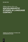 Cover: Sociolinguistic Studies in Language Contact - De Gruyter Mouton