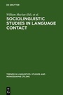 Cover: Sociolinguistic Studies in Language Contact - De Gruyter Mouton