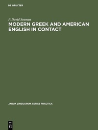 Abbildung von: Modern Greek and American English in Contact - De Gruyter Mouton