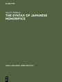 Cover: The Syntax of Japanese Honorifics - De Gruyter Mouton
