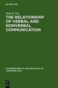 Enlarge image Cover: The Relationship of Verbal and Nonverbal Communication - De Gruyter Mouton