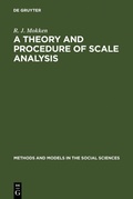 Cover: A Theory and Procedure of Scale Analysis - De Gruyter Mouton