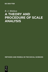 Enlarge image Cover: A Theory and Procedure of Scale Analysis - De Gruyter Mouton