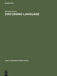 Enlarge image Cover: Discussing Language - De Gruyter Mouton