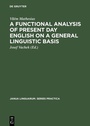 Cover: A Functional Analysis of Present Day English on a General Linguistic Basis - De Gruyter Mouton