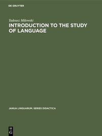 Enlarge image Cover: Introduction to the Study of Language - De Gruyter Mouton