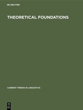 Cover: Theoretical Foundations - De Gruyter Mouton
