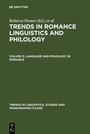 Cover: Language and Philology in Romance - De Gruyter Mouton