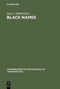 Abbildung von: Black Names - De Gruyter Mouton