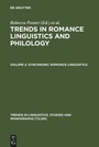 Cover: Synchronic Romance Linguistics - De Gruyter Mouton