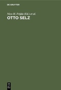 Cover: Otto Selz - De Gruyter Mouton