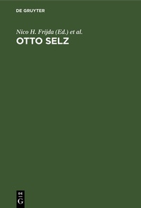 Enlarge image Cover: Otto Selz - De Gruyter Mouton