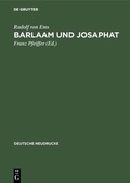 Cover: Barlaam und Josaphat - De Gruyter