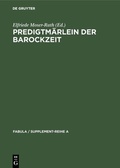 Cover: Predigtm&auml;rlein der Barockzeit - De Gruyter