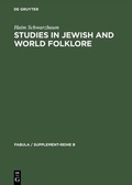 Cover: Studies in Jewish and World Folklore - De Gruyter