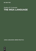Cover: The Inga Language - De Gruyter Mouton