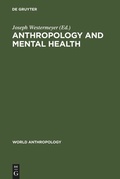 Cover: Anthropology and Mental Health - De Gruyter Mouton