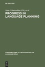 Cover: Progress in Language Planning - De Gruyter Mouton