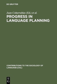 Abbildung von: Progress in Language Planning - De Gruyter Mouton