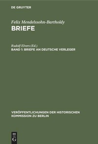 Enlarge image Cover: Briefe an deutsche Verleger - De Gruyter