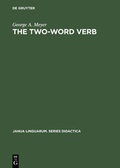 Cover: The Two-Word Verb - De Gruyter Mouton